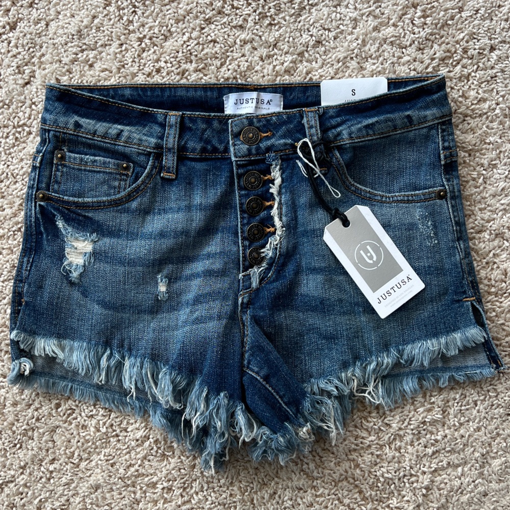Just USA Jean Shorts - NWT - Small
